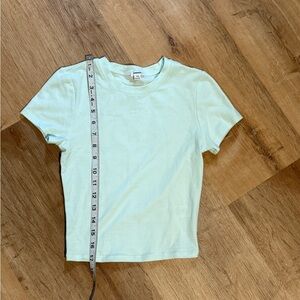 Garage Mint Green Baby Tee Small